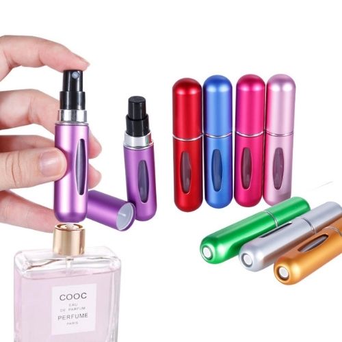 4x travel size perfume atomizer spray bottle 