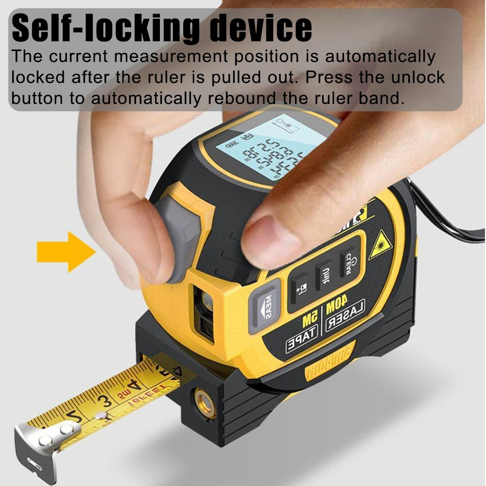 3 in 1 laser tape measure