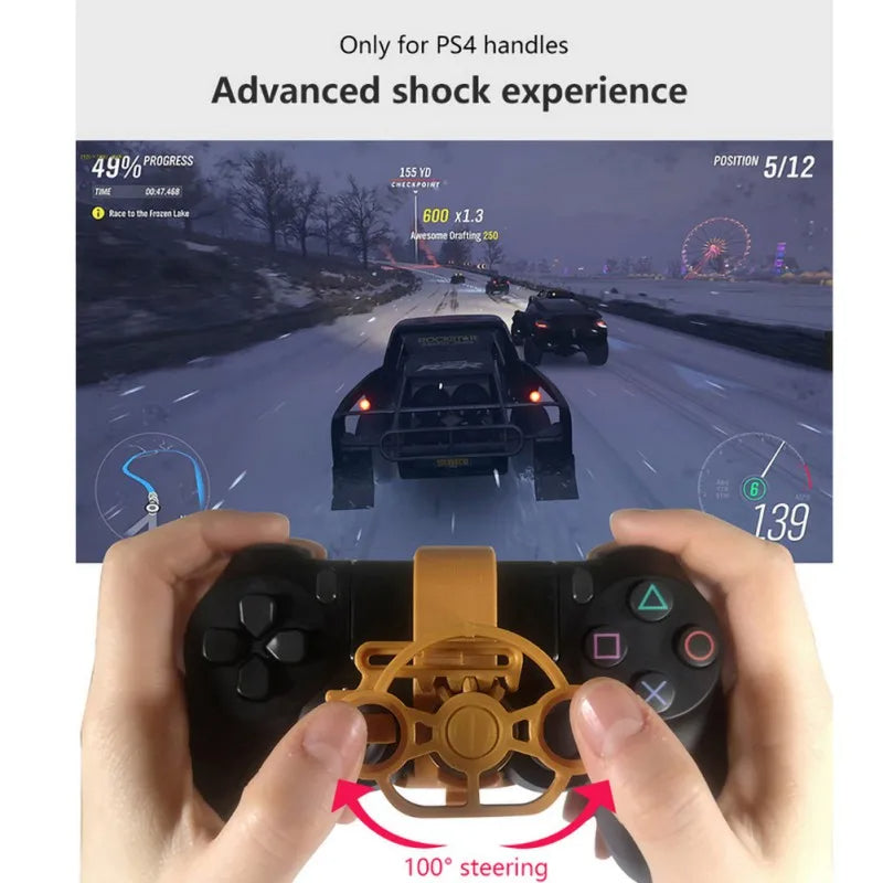 Mini steering wheel for PS4 controller