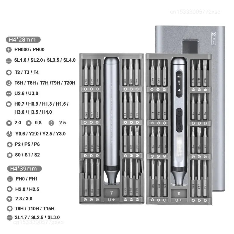 Electric precision screwdriver set