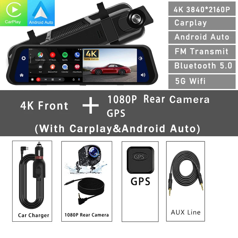 Advanced Mirror Dash Cam 