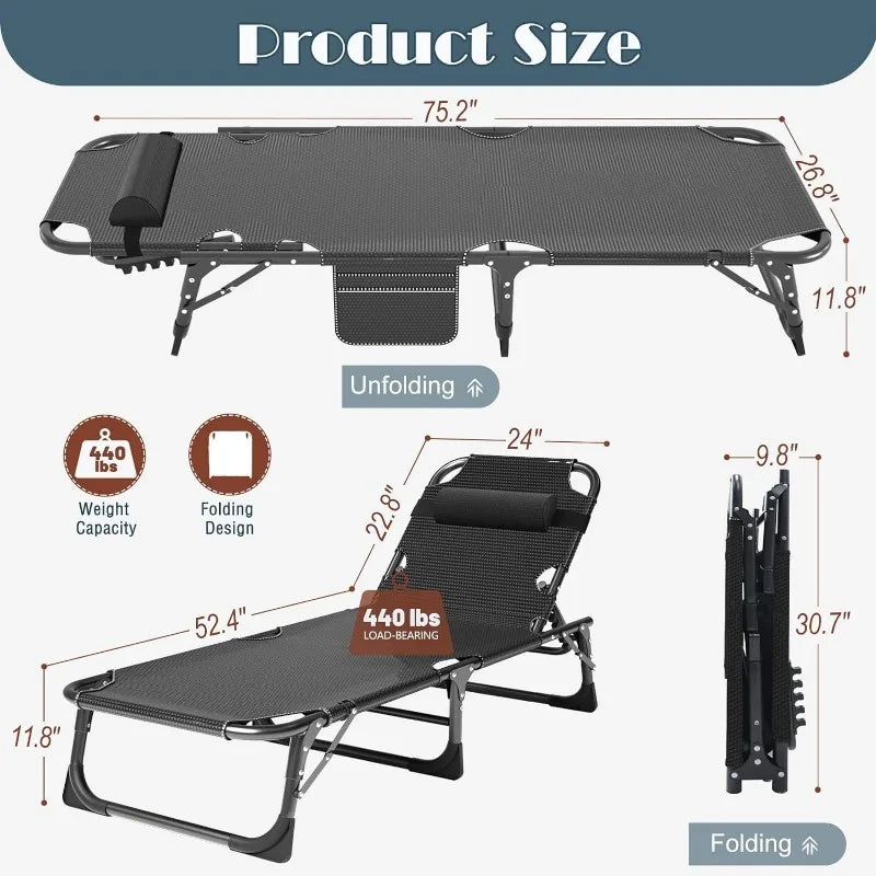 3 in 1 Faltbares Camping Bett