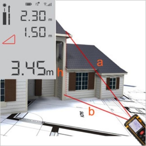 Laser measuring device