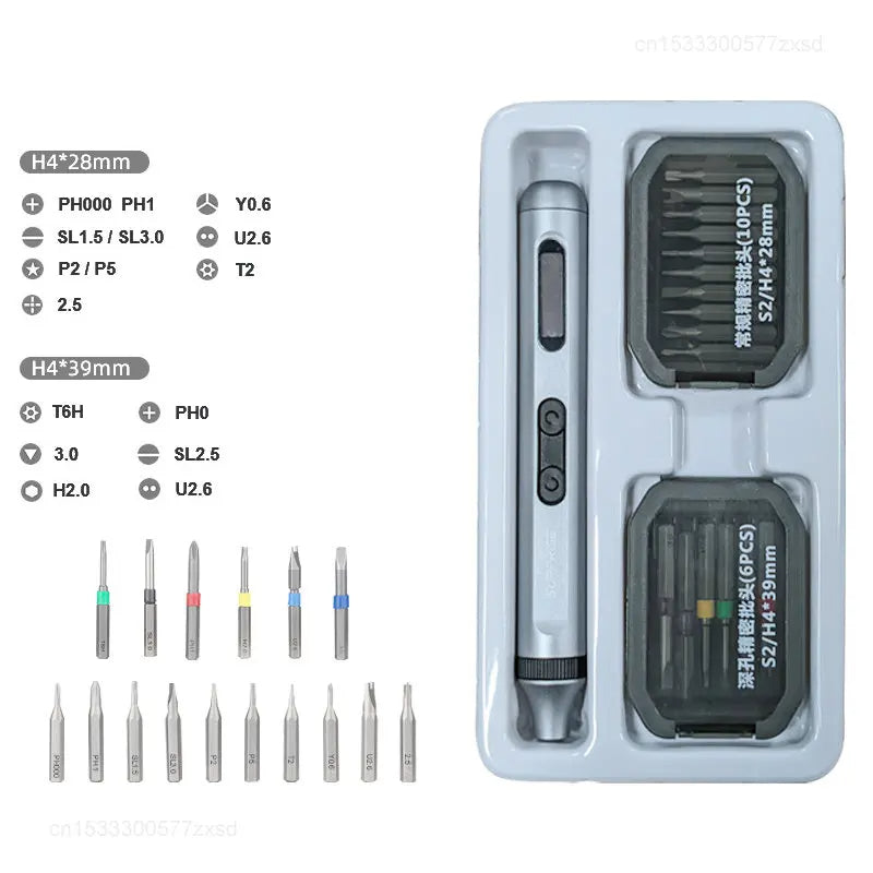 Electric precision screwdriver set